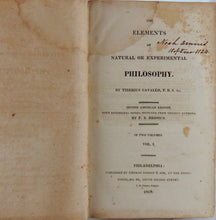 Load image into Gallery viewer, Cavallo, The Elements of Natural or Experimental Philosophy (2 volume set)