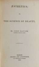 Load image into Gallery viewer, Bascom,  Aesthetics : or, The Science of Beauty  (1867)