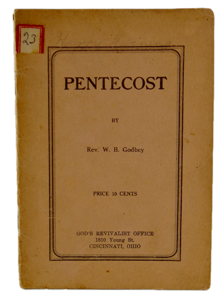 1910 W. B. Godby, Bible Holiness Preacher Condemns Tongues as of the Devil