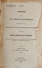 Load image into Gallery viewer, 1824 Banking in the USA, Letters to and from the Treasury Department