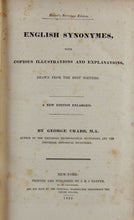 Load image into Gallery viewer, English Synonymes, with Copious Illustrations and Explanations, 1833