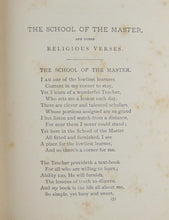 Load image into Gallery viewer, Julia Johnston, The School of the Master, and other Religious Verses, 1880