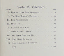 Load image into Gallery viewer, How to Attract the Birds and other Talks about Bird Neighbours (1902)