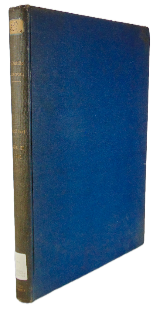 Scientific American Supplement, 1891. Volume XXXI. Nos. 738-808