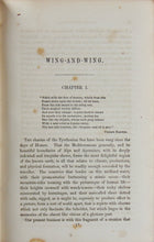Load image into Gallery viewer, James Fenimore Cooper. The Wing-and-Wing; or, Le Feu-Follet. A Tale