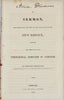 Ebenezer Porter 1818 Sermon, Andover Theological Seminary