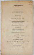 1822 Orthodox Congregational Pastor Seeks Dismissal from Church