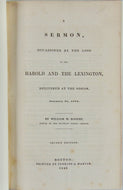 1840 Sermon, Paddlewheel Steamboat Disaster, SS Lexington, Long Island Sound