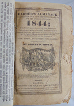 Load image into Gallery viewer, 1844-1854 The Farmer's Almanack, on a New and Improved Plan. 11 issues bound