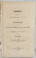 1822 Ordination Sermon, Richard S. Storrs, Missionaries to the Heathen