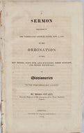 Moses Stuart 1818 Sermon Ordaining Missionaries Pliny Fisk, Levi Spaulding, &c
