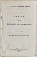 1844 Missionaries at Constantinople Defend Themselves from Episcopalian Abuse
