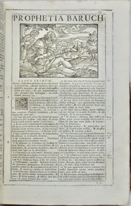 BIBLIA SACRA Vulgatæ Editionis (1732) many woodcut engravings