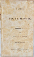1833 Lyman Beecher's Support of Charles Finney Criticized by Asa Rand