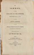 1817 A Sermon, on the Idolatry of the Hindoos, by Missionary to India