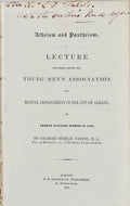 1848 Atheism and Pantheism Are Discredited, Christianity True