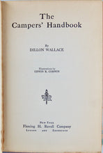 Load image into Gallery viewer, The Campers' Handbook [SIGNED], 1936 Dillon Wallace