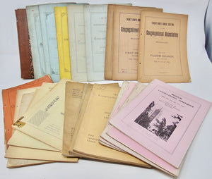 1865-1926 Missouri Congregational Association & Conference Minutes (36 issues)