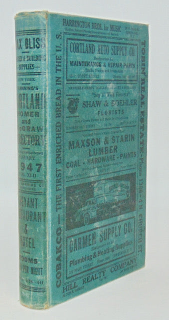 Manning's Cortland, Homer and McGraw (New York) Directory 1947