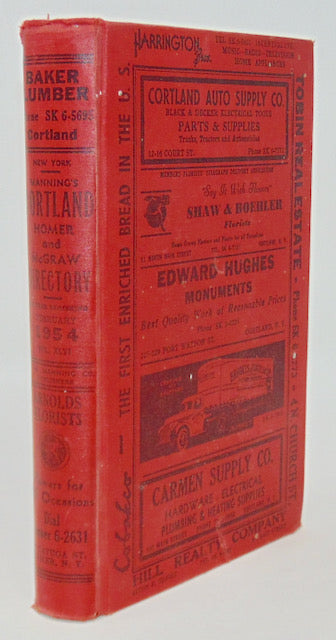 Manning's Cortland, Homer and McGraw (New York) Directory 1954