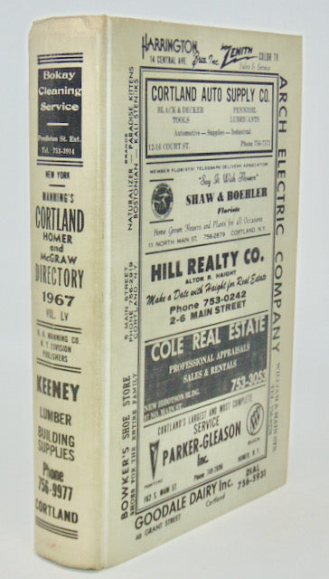 Manning's Cortland, Homer and McGraw (New York) Directory 1967
