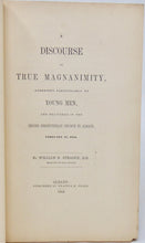 Load image into Gallery viewer, Sprague.  A Discourse on True Magnanimity (1844) Attacks Dueling