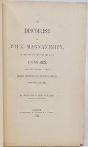 Sprague.  A Discourse on True Magnanimity (1844) Attacks Dueling