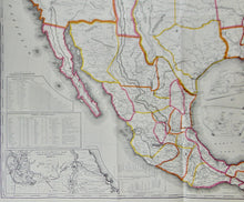 Load image into Gallery viewer, [MAP] Disturnell's Treaty Map, 1847 Mexico Territory Ceded to the United States