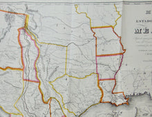Load image into Gallery viewer, [MAP] Disturnell's Treaty Map, 1847 Mexico Territory Ceded to the United States