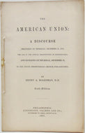 Boardman. The American Union, in danger from Slavery & Abolitionists (1851)