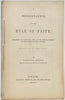 Spring, Gardiner. A Dissertation on the Rule of Faith, Bible vs Roman Catholicism