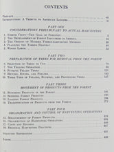 Load image into Gallery viewer, Harvesting Timber Crops (The American Forestry Series) 1949 First Edition