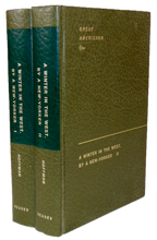 Load image into Gallery viewer, A Winter in the West. By a New -Yorker. (2 volume set) reprint of 1835 edition
