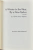 A Winter in the West. By a New -Yorker. (2 volume set) reprint of 1835 edition