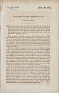 US Senate, Chart of American & Foreign Vessel Trade, 1789 to 1824