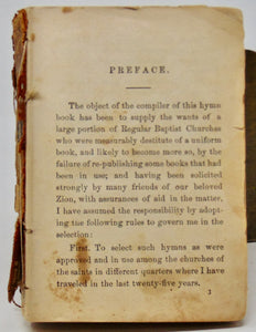 Erasmus Thomas. Regular or Primitive Baptist Hymnal, Hymns & Spiritual Songs