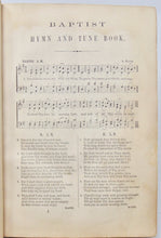 Load image into Gallery viewer, Holme. The Baptist Hymn and Tune Book: being &quot;The Plymouth Collection&quot; enlarged