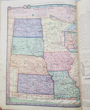 Load image into Gallery viewer, Monteith. Barnes&#39;s Complete Geography: New York Edition (ca. 1892)