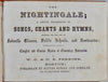 1860 The Nightingale, includes Dan Emmett's Dixie Land