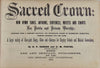 1871 The Sacred Crown: New Hymn Tunes for Public Worship