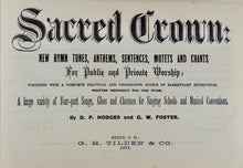 Load image into Gallery viewer, 1871 The Sacred Crown: New Hymn Tunes for Worship
