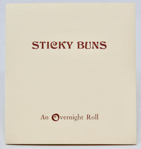 Sticky Buns: An Overnight Roll (Penland School of Crafts)