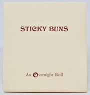 Sticky Buns: An Overnight Roll (Penland School of Crafts)
