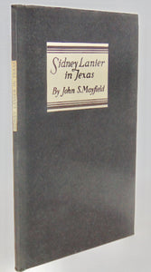 Mayfield, John S. Sidney Lanier in Texas