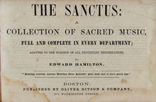 Load image into Gallery viewer, The Sanctus: A Collection of Sacred Music (1857)