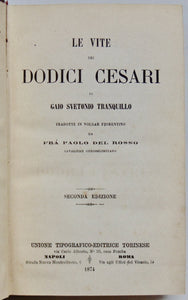 Tranquillo, Gaio Svetonio.  Le Vite dei Dodici Cesari