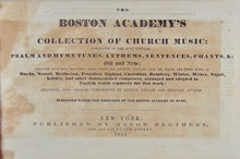Load image into Gallery viewer, The Boston Academy's Collection of Church Music (1856)