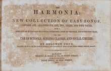 Load image into Gallery viewer, The Harmonia: A New Collection of Easy Songs (1851)