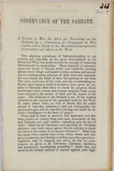 1847 Wisconsin Ministers Rebuke Fellow Minister for Sunday Travel