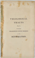 1809 Seven Sermons on the Reformation, by George J. Zollikofer
